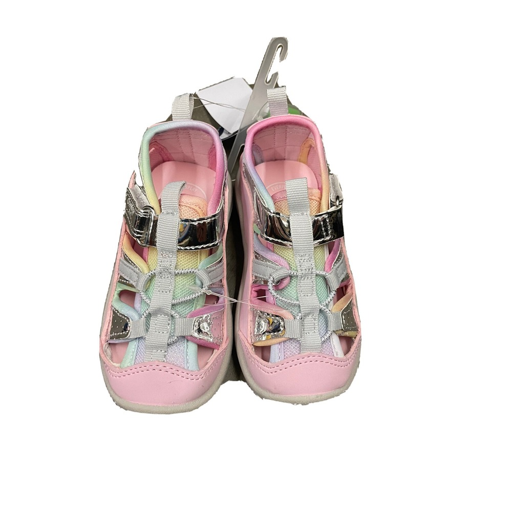 NWT Girls OSHKOSTH B'GOSH Everplay Rainbow Shoes Size 9